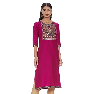 Diverse Women Straight Kurtis