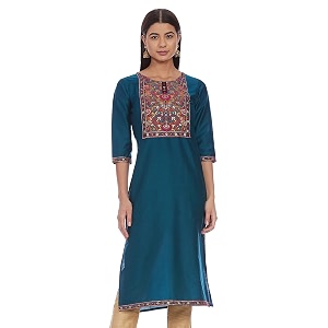 Diverse Women Straight Kurtis