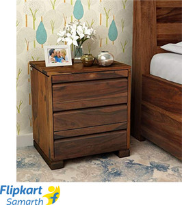 Divine Arts sheesham wood standard storage bedside