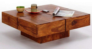 Divine Arts Solid Sheesham Wood Square Center