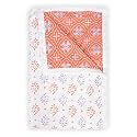 Divine Casa 120 GSM 100% Cambric Cotton Jaipuri Dohar Single Bed Reversible AC Blanket- (Peach Fuzz, 43 X 86 Inchs)| TC - 120