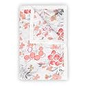 Divine Casa Floret 100% Cotton Single Dohar | 120 GSM | Soft &amp; Lightweight Throw Blanket | Cozy &amp; Breathable Bedding | All-Season Comfort | 210 x 140 CM, Floral Blush