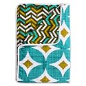Divine Casa Cambric Cotton Single Bed Dohar 3 Layer dohar with Flannel Inside Reversible Both Sides Usable Blanket (Aqua Green, Angular Shape)| TC - 120