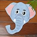 Divine Casa Large 100% Cotton Bath Mat | Soft &amp; Quick Dry Bathroom Floor Mat | 22"x24" | Anti-Slip, Super Absorbent &amp; Washable Rug for Shower &amp; Wet Areas
