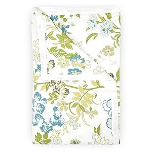 divine casa floret 100 cotton double dohar  120 gsm  soft amp lightweight throw blanket  reversible design  cozy amp breathable bedding  all-season comfort  220 x 205 cm floral breeze
