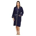 Luxury Bathrobes ◈ Pack of 1 ◈ Unisex Size for Men &amp; Women ◈ Perfect for Gifting purpose ◈ Specially for Hotel, Spa, Honeymoon &amp; Salons - L/XL Size, Navy Blue