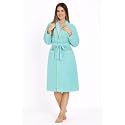 Luxury Cotton Bathrobe for Men &amp; Women Unisex – Soft Highly Absorbent Terry Bath Robe, Hotel Spa Quality Dressing Gown, Ideal for Gifting, Honeymoon &amp; Salons, L/XL Size, Aqua