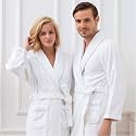 Luxury Bathrobes ◈ Pack of 1 ◈ Unisex Size for Men &amp; Women ◈ Perfect for Gifting purpose ◈ Specially for Hotel, Spa, Honeymoon &amp; Salons - L/XL Size, White