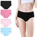 DIVING DEEP Women39s Cotton Underwear Mid Waist
