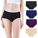 DIVING DEEP Women39s Cotton Underwear Mid Waist