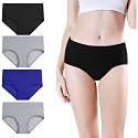 DIVING DEEP Women39s Cotton Underwear Mid Waist