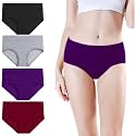 DIVING DEEP Women39s Cotton Underwear Mid Waist