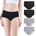 DIVING DEEP Women39s Cotton Underwear Mid Waist