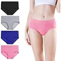DIVING DEEP Women39s Cotton Underwear Mid Waist