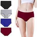 DIVING DEEP Women39s Cotton Underwear Mid Waist