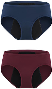 Diving deep Women Periods Blue Maroon Panty