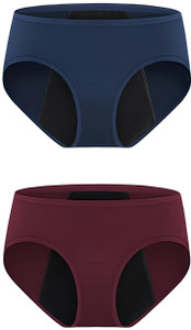Diving deep Women Periods Blue Maroon Panty