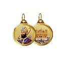 DIVINITI 24K Gold Plated Double-Sided Religious Pendant with Premium Gift Box, Spiritual Locket for Men & Women, Devotional Jewellery for Gifting & Everyday Wear