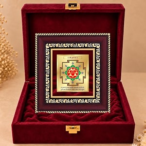 DIVINITI 24K Gold-Plated Durga Yantra Frame