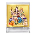 DIVINITI 24K Gold Plated Religious Car Dashboard Frame | Premium God Idol Frame for Car, Home Mandir &amp; Office Table | Spiritual Gift, Decorative Showpiece