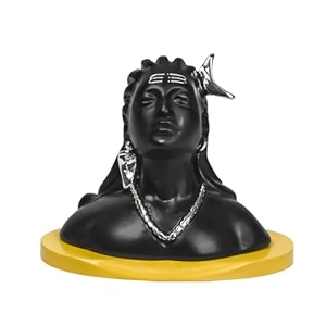 diviniti 999 silver plated adiyogi decorative showpiece mahadev statue shiv shankara idol for car dashboard home decor amp gift showpieces amp figurines handicraft items 85cmx45cmx65cm