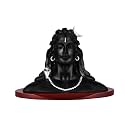 DIVINITI 999 Silver-Plated Adiyogi Shiv Ji Idol | Matte Black Shiva Showpiece for Home, Office, Puja Room &amp; Table Decor | Spiritual &amp; Festive Gift with Premium Gift Box | 7.5 x 11.5 CM