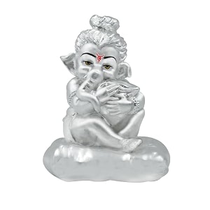 diviniti bal ganesha idol for home decor showpiece999 silver plated statue of bal ganesha for tableganesh ji murti for puja room festival giftganpati figurine for prosperity good luck 8 x 6 cm