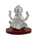 DIVINITI 999 Silver Plated Resin Idols | Car Dashboard | for Mandir, Office and Home Dcor (Laxmi), Religious