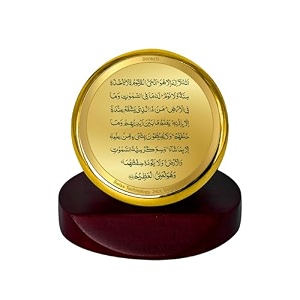 diviniti 24k gold plated religious car dashboard frame  premium god idol frame for car home mandir amp office table  spiritual gift decorative showpiece