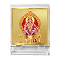 DIVINITI 24K Gold Plated Religious Car Dashboard Frame | Premium God Idol Frame for Car, Home Mandir &amp; Office Table | Spiritual Gift, Decorative Showpiece