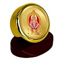 DIVINITI 24K Gold Plated Religious Car Dashboard Frame | Premium God Idol Frame for Car, Home Mandir &amp; Office Table | Spiritual Gift, Decorative Showpiece
