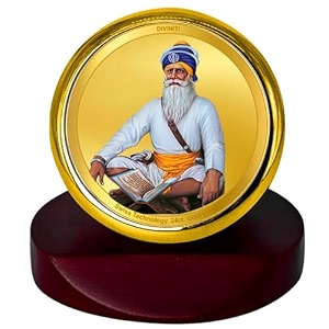 diviniti 24k gold plated religious car dashboard frame  premium god idol frame for car home mandir amp office table  spiritual gift decorative showpiece