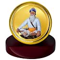DIVINITI 24K Gold Plated Religious Car Dashboard Frame | Premium God Idol Frame for Car, Home Mandir &amp; Office Table | Spiritual Gift, Decorative Showpiece
