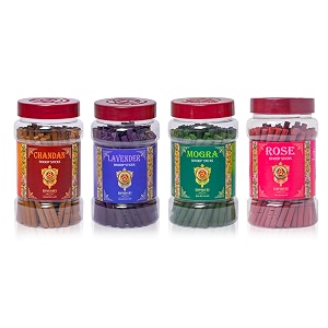 diviniti chandan lavender mogra rose dhoop sticks dhoop sticks with natural ingredients amp fragrance soothing amp long-lasting aroma for daily puja prayer meditation yoga relaxation combo of 4