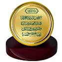 DIVINITI 24K Gold Plated Religious Car Dashboard Frame | Premium God Idol Frame for Car, Home Mandir &amp; Office Table | Spiritual Gift, Decorative Showpiece