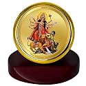 DIVINITI 24K Gold Plated Religious Car Dashboard Frame | Premium God Idol Frame for Car, Home Mandir &amp; Office Table | Spiritual Gift, Decorative Showpiece