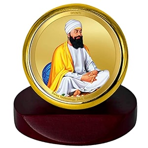 diviniti 24k gold plated religious car dashboard frame  premium god idol frame for car home mandir amp office table  spiritual gift decorative showpiece