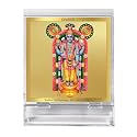 DIVINITI 24K Gold Plated Religious Car Dashboard Frame | Premium God Idol Frame for Car, Home Mandir &amp; Office Table | Spiritual Gift, Decorative Showpiece