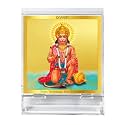 DIVINITI 24K Gold Plated Religious Car Dashboard Frame | Premium God Idol Frame for Car, Home Mandir &amp; Office Table | Spiritual Gift, Decorative Showpiece