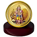 DIVINITI 24K Gold Plated Religious Car Dashboard Frame | Premium God Idol Frame for Car, Home Mandir &amp; Office Table | Spiritual Gift, Decorative Showpiece