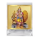 DIVINITI 24K Gold Plated Religious Car Dashboard Frame | Premium God Idol Frame for Car, Home Mandir &amp; Office Table | Spiritual Gift, Decorative Showpiece
