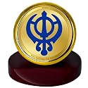 DIVINITI 24K Gold Plated Religious Car Dashboard Frame | Premium God Idol Frame for Car, Home Mandir &amp; Office Table | Spiritual Gift, Decorative Showpiece