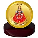 DIVINITI 24K Gold Plated Religious Car Dashboard Frame | Premium God Idol Frame for Car, Home Mandir &amp; Office Table | Spiritual Gift, Decorative Showpiece