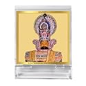 DIVINITI 24K Gold Plated Religious Car Dashboard Frame | Premium God Idol Frame for Car, Home Mandir &amp; Office Table | Spiritual Gift, Decorative Showpiece