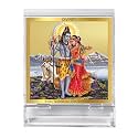 DIVINITI 24K Gold Plated Religious Car Dashboard Frame | Premium God Idol Frame for Car, Home Mandir &amp; Office Table | Spiritual Gift, Decorative Showpiece