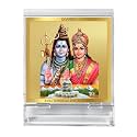 DIVINITI 24K Gold Plated Religious Car Dashboard Frame | Premium God Idol Frame for Car, Home Mandir &amp; Office Table | Spiritual Gift, Decorative Showpiece