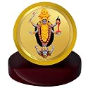 DIVINITI 24K Gold Plated Religious Car Dashboard Frame | Premium God Idol Frame for Car, Home Mandir &amp; Office Table | Spiritual Gift, Decorative Showpiece