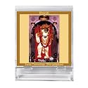 DIVINITI Mehandipur Balaji Photo Frame for Car Dashboard, Car Idol, Table Decor|ACF 3A Acrylic Car Frame with 24K Gold Plated Foil|Religious Frame for Pooja, Prayer and Gift (5.8X4.8 CM)