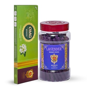 diviniti omg mogra incense sticks lavender dhoop sticks incense sticks amp dhoop with natural fragrance soothing amp long-lasting aroma for daily puja prayer meditation yoga relaxation combo of 2