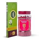 Diviniti OMG Mogra Incense Sticks| Rose Dhoop Sticks| Incense Sticks &amp; Dhoop with Natural Fragrance| Soothing &amp; Long-Lasting Aroma for Daily Puja, Prayer, Meditation, Yoga, Relaxation (Combo of 2)